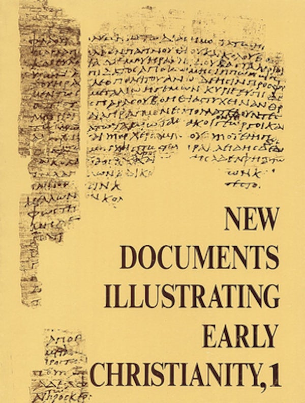 Cover image for New Documents Illustrating Early Christianity, 1, isbn: 9780802845115