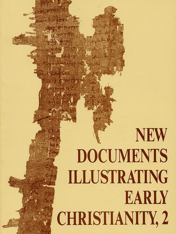 Cover image for New Documents Illustrating Early Christianity, 2, isbn: 9780802845122