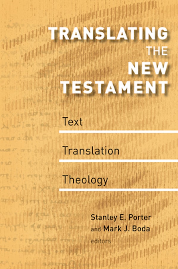 Cover image for Translating the New Testament, isbn: 9780802863775