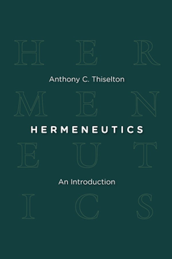 Cover image for Hermeneutics, isbn: 9780802864109
