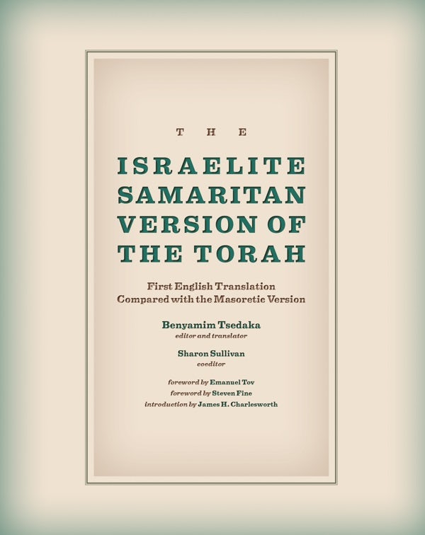 Cover image for The Israelite Samaritan Version of the Torah, isbn: 9780802865199