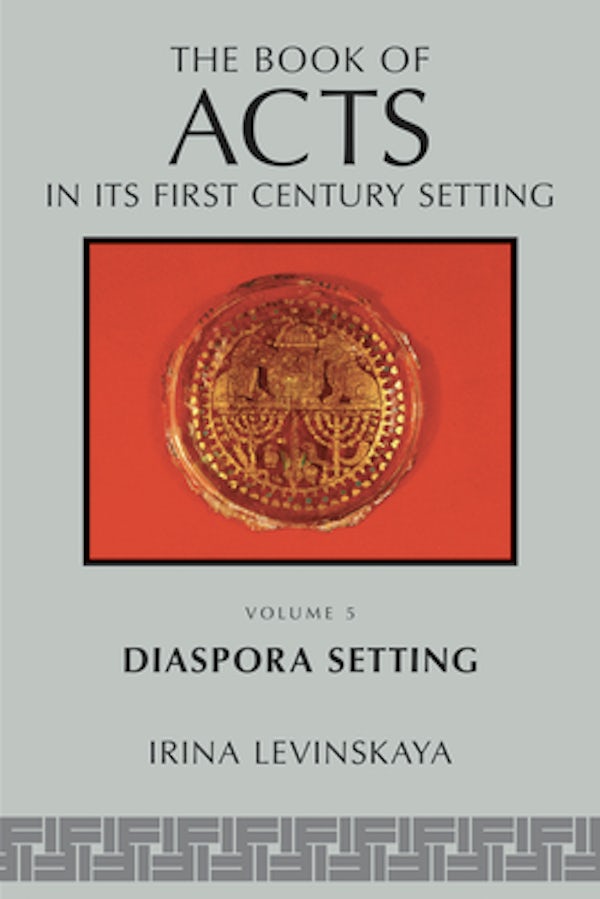 Cover image for The Book of Acts in Its Diaspora Setting, isbn: 9780802866325