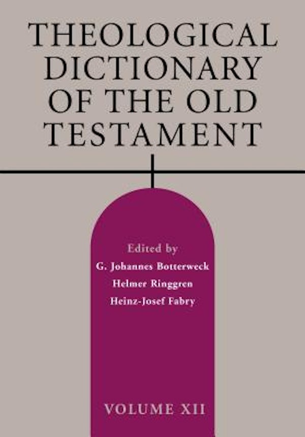 Cover image for Theological Dictionary of the Old Testament, Volume XII, isbn: 9780802869418