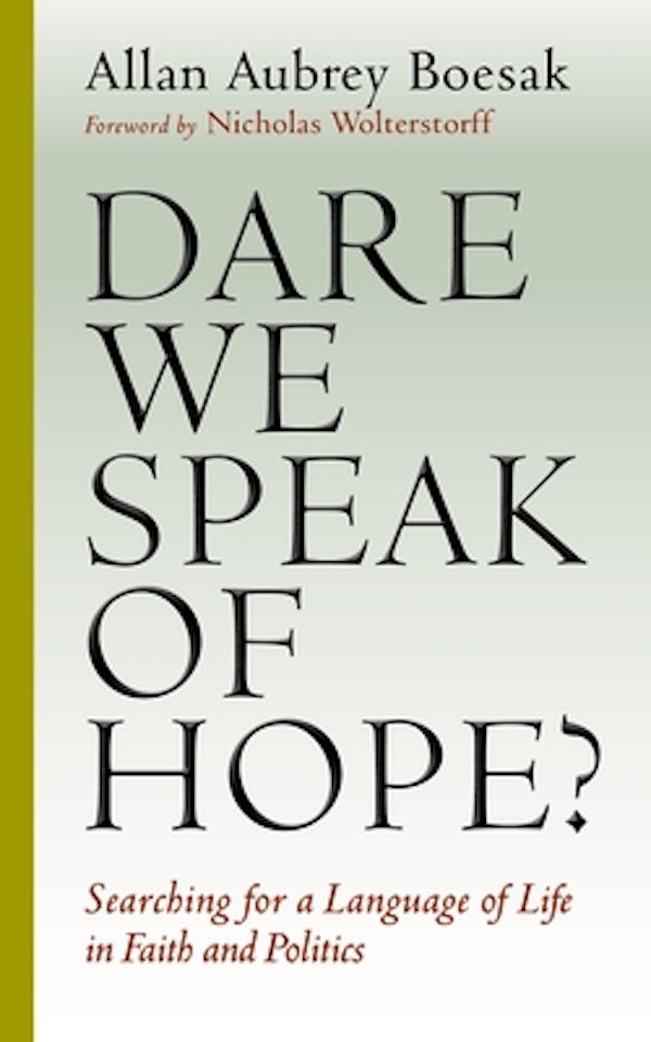 Cover image for Dare We Speak of Hope?, isbn: 9780802870810