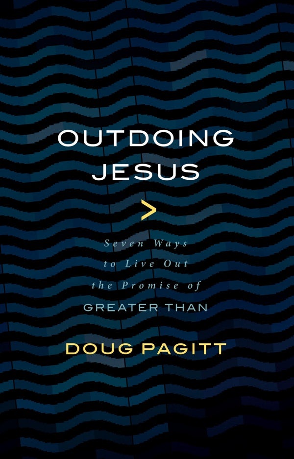 Cover image for Outdoing Jesus, isbn: 9780802874405