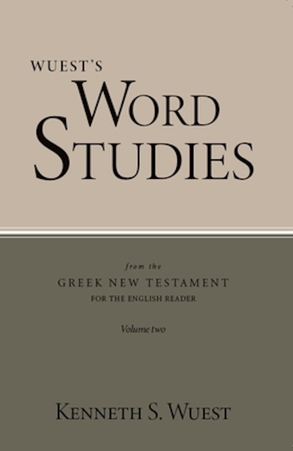 Cover image for Word Studies in the Greek New Testament, volume 2, isbn: 9780802877840