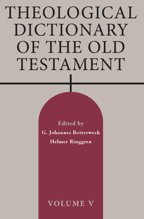 Cover image for Theological Dictionary of the Old Testament, Volume V, isbn: 9780802880130