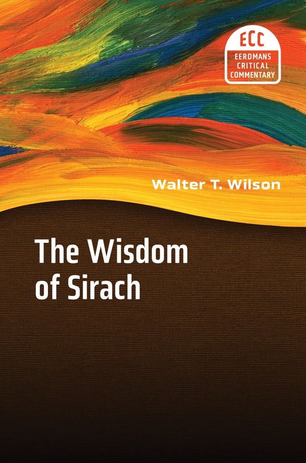 Cover image for The Wisdom of Sirach, isbn: 9780802881762