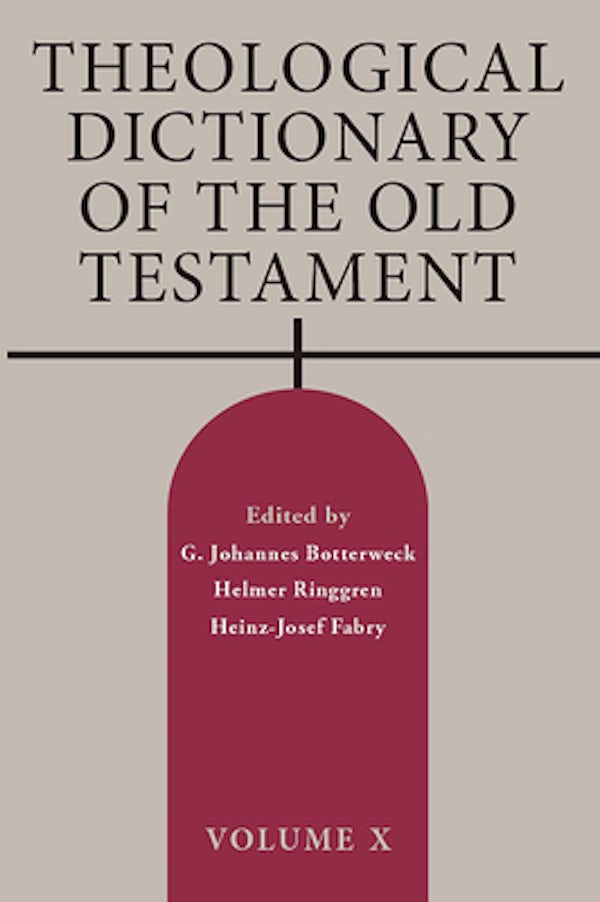 Cover image for Theological Dictionary of the Old Testament, Volume X, isbn: 9780802881779