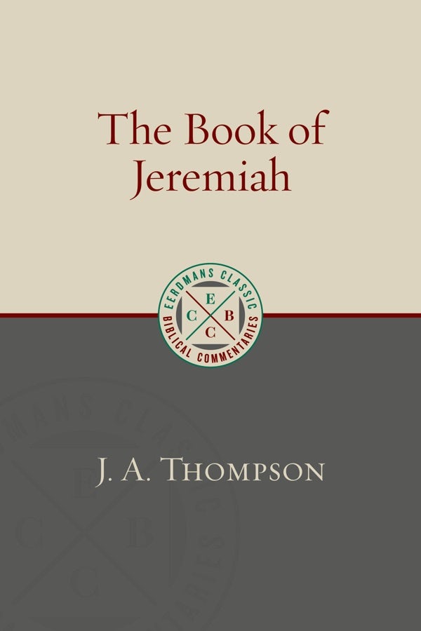 Cover image for The Book of Jeremiah, isbn: 9780802882400