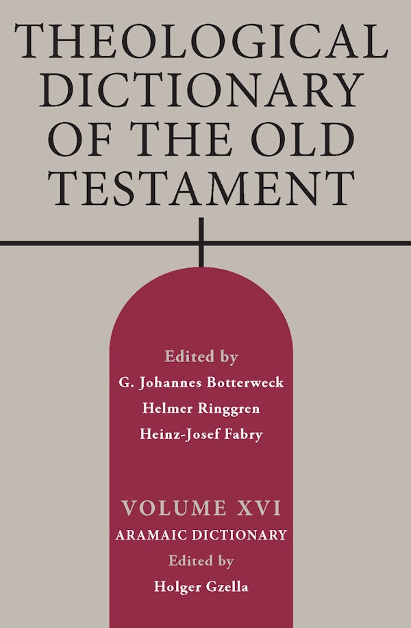 Cover image for Theological Dictionary of the Old Testament, Volume XVI, isbn: 9780802883308
