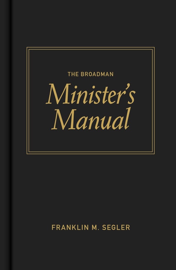 Cover image for The Broadman Minister's Manual, isbn: 9780805423075