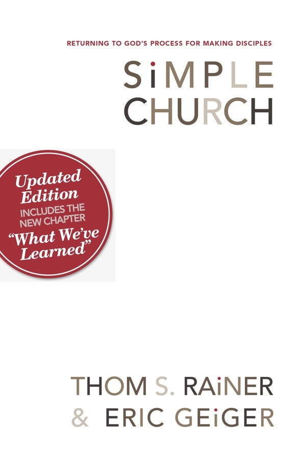 Cover image for Simple Church, isbn: 9780805447996