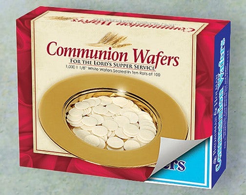 Cover image for Communion Wafers - Round White (1,000 Pieces), isbn: 9780805470857