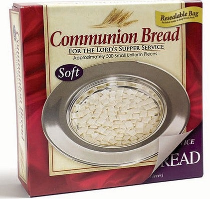 Cover image for Communion Bread - Soft Uniform Squares (500 Pieces), isbn: 9780805470864