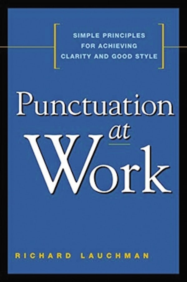 Cover image for Punctuation at Work, isbn: 9780814414941