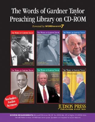 Cover image for The Words of Gardner Taylor Preaching Library on CD-ROM, isbn: 9780817015091