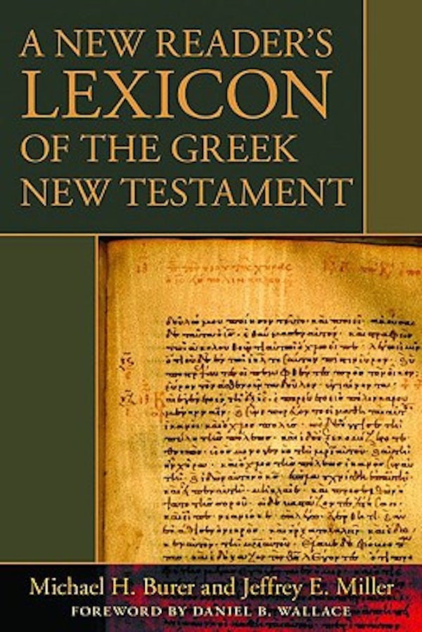 Cover image for A New Reader's Lexicon of the Greek New Testament, isbn: 9780825420092