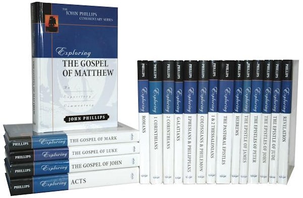 Cover image for John Phillips New Testament Commentaries, isbn: 9780825433696