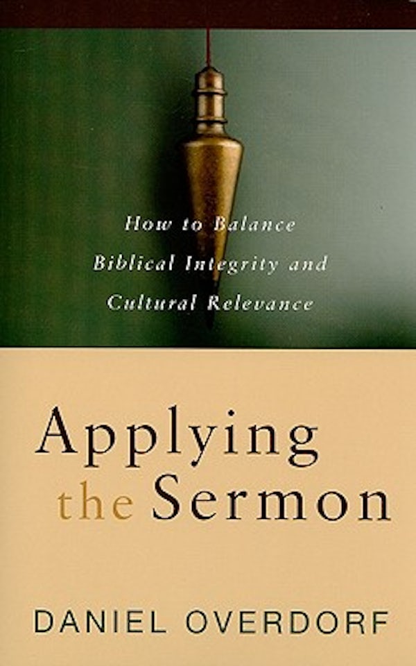 Cover image for Applying the Sermon, isbn: 9780825434471