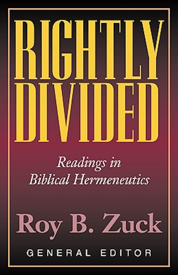 Cover image for Rightly Divided, isbn: 9780825440991