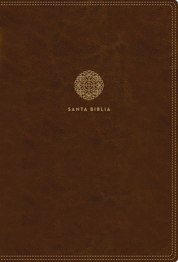 Cover image for Rvr60, Santa Biblia, Letra Supergigante, Leathersoft, Caf�, Con �ndice Y Cierre, Comfort Print, isbn: 9780829702743
