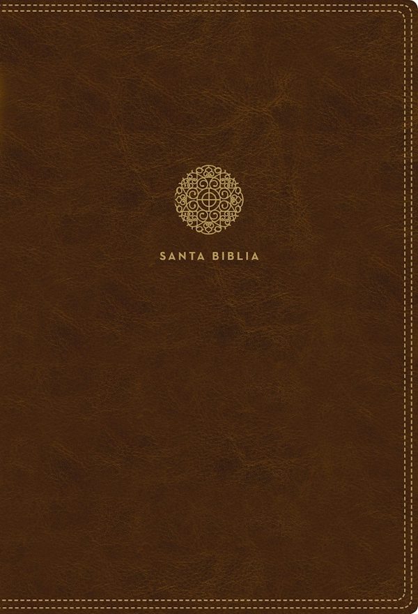 Cover image for Rvr60, Santa Biblia, Letra Supergigante, Leathersoft, Caf�, Con �ndice Y Cierre, Comfort Print, isbn: 9780829702743