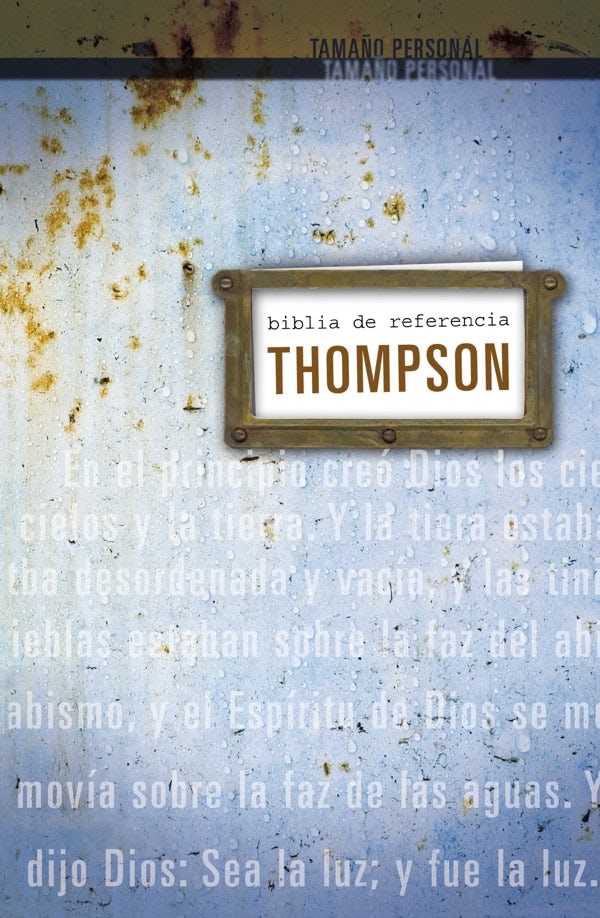 Cover image for Biblia de Referencia Thompson-RV 1960-Personal Size, isbn: 9780829750317