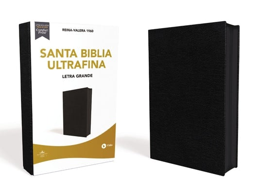 Cover image for Rvr60, Santa Biblia, Letra Grande, Piel Fabricada, Negro, Con Cierre, Palabras de Jesus En Rojo, Comfort Print, isbn: 9780829770568