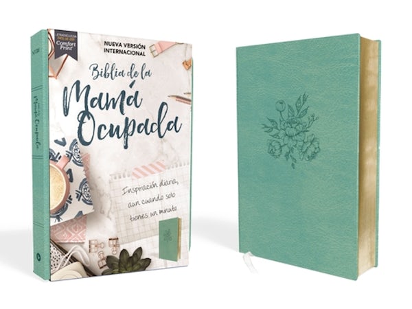 Cover image for Nvi, Biblia de la Mam� Ocupada, Leathersoft, Turquesa, Palabras de Jes�s En Rojo, Comfort Print, isbn: 9780829770575