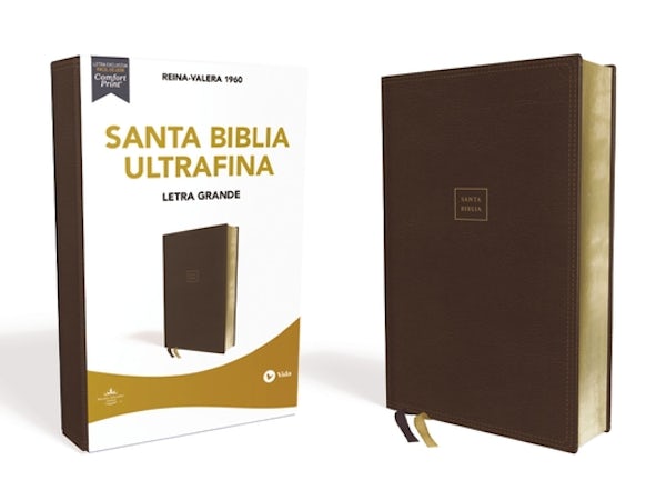 Cover image for Rvr60, Santa Biblia, Letra Grande, Leathersoft, Caf�, Palabras de Jes�s En Rojo, Comfort Print, isbn: 9780829770605