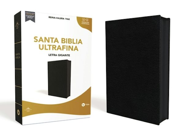Cover image for Rvr60, Santa Biblia, Letra Gigante, Piel Fabricada, Negro, Con Cierre, Palabras de Jes�s En Rojo, Comfort Print, isbn: 9780829770674