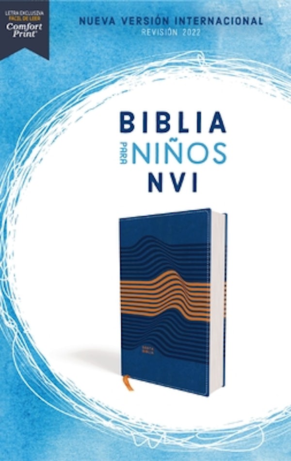 Cover image for Nvi, Biblia Para Ni�os, Revisi�n 2022, Leathersoft, Azul, Comfort Print, isbn: 9780829772548