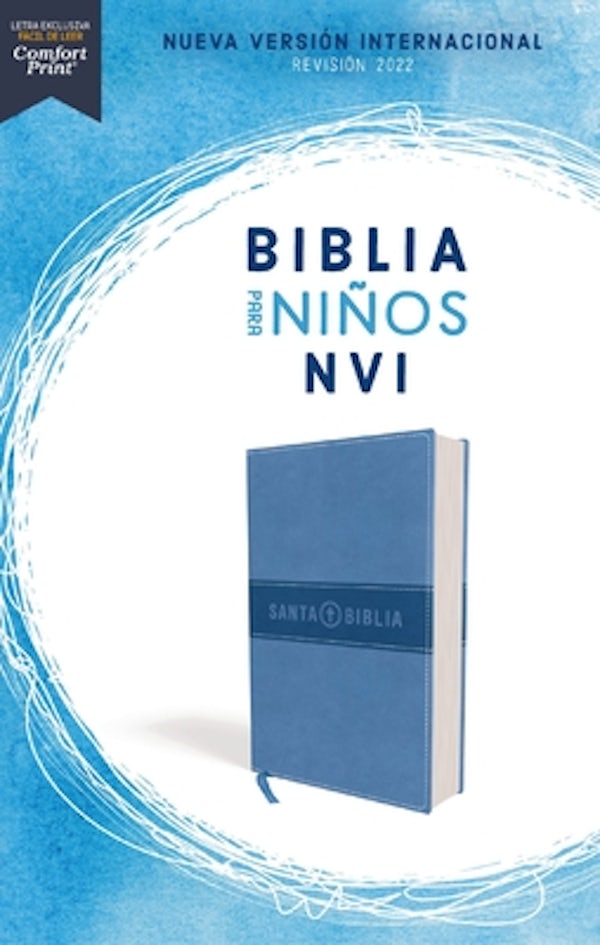 Cover image for Nvi, Biblia Para Ni�os Revisi�n 2022, Leathersoft, Azul Celeste, Comfort Print, isbn: 9780829772555