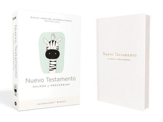 Cover image for Nvi, Nuevo Testamento de Bolsillo, Con Salmos Y Proverbios, Revisión 2022, Leathersoft, Blanco, Bebés, isbn: 9780829773040