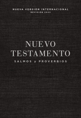 Cover image for Nvi, Nuevo Testamento de Bolsillo, Con Salmos Y Proverbios, Revisión 2022, Tapa Rústica, Negro, isbn: 9780829773071