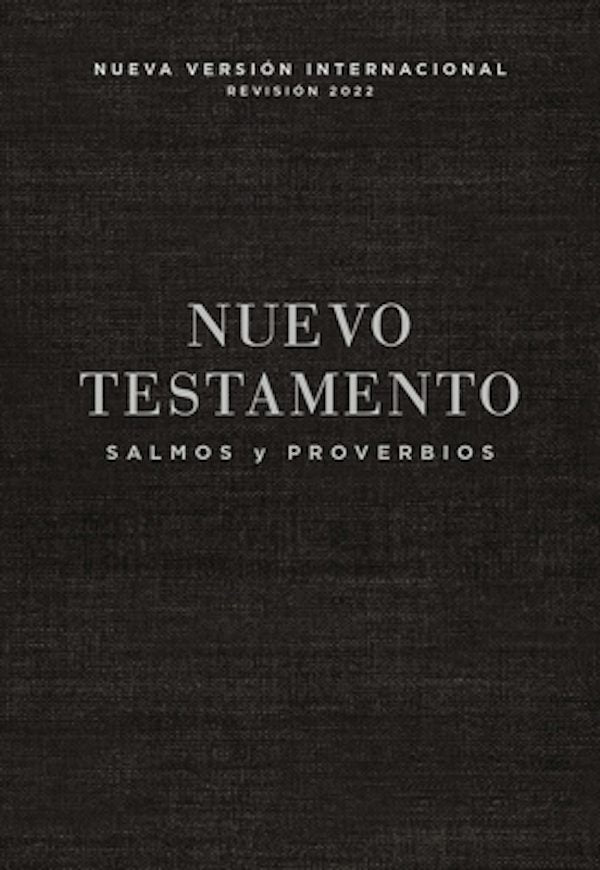 Cover image for Nvi, Nuevo Testamento de Bolsillo, Con Salmos Y Proverbios, Revisi�n 2022, Tapa R�stica, Negro, isbn: 9780829773071