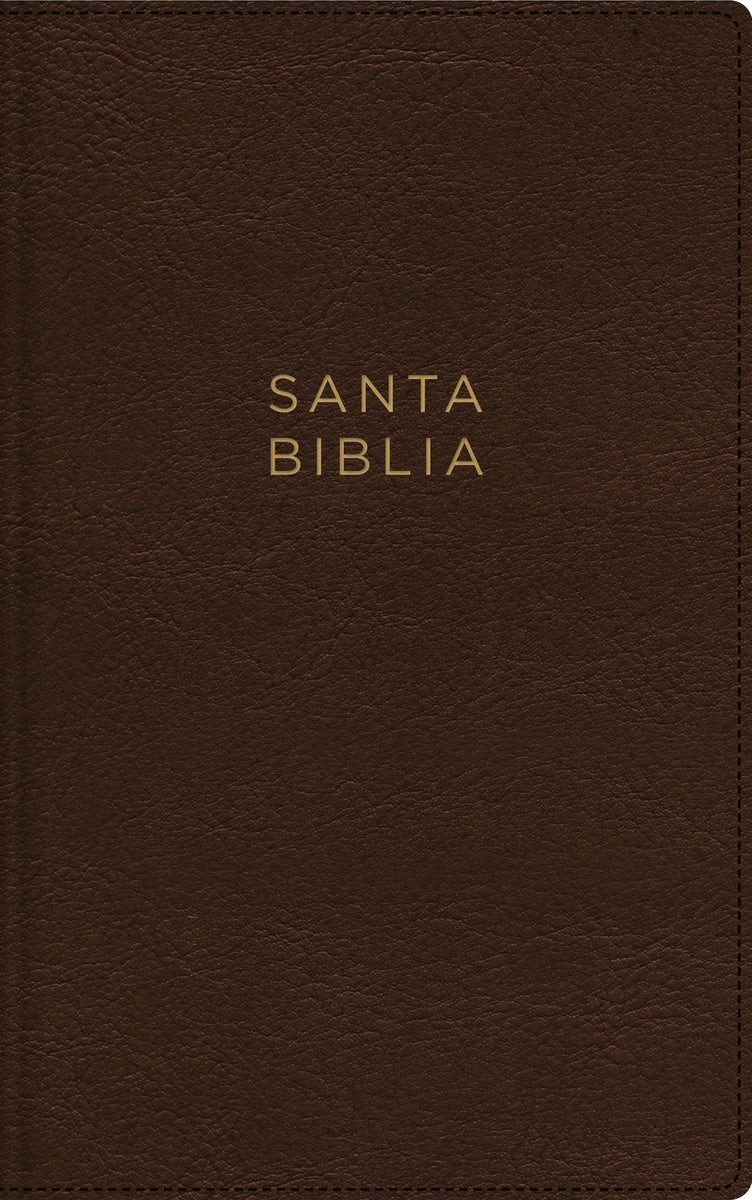 Cover image for Nbla, Santa Biblia, Ultrafina, Letra Grande, Leathersoft, Café, Palabras de Jesús En Rojo, isbn: 9780829774238
