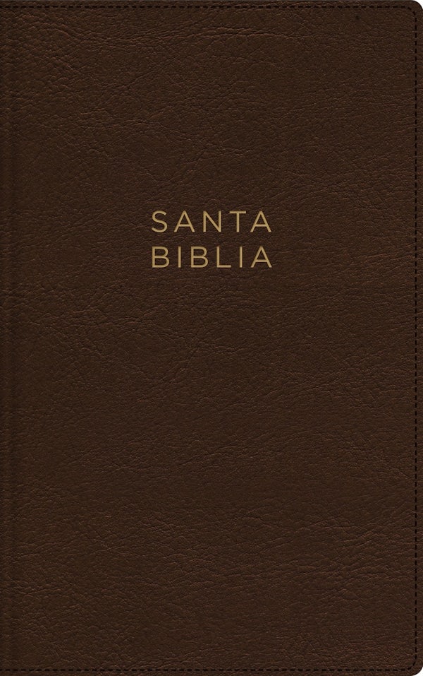 Cover image for Nbla, Santa Biblia, Ultrafina, Letra Grande, Leathersoft, Caf�, Palabras de Jes�s En Rojo, isbn: 9780829774238