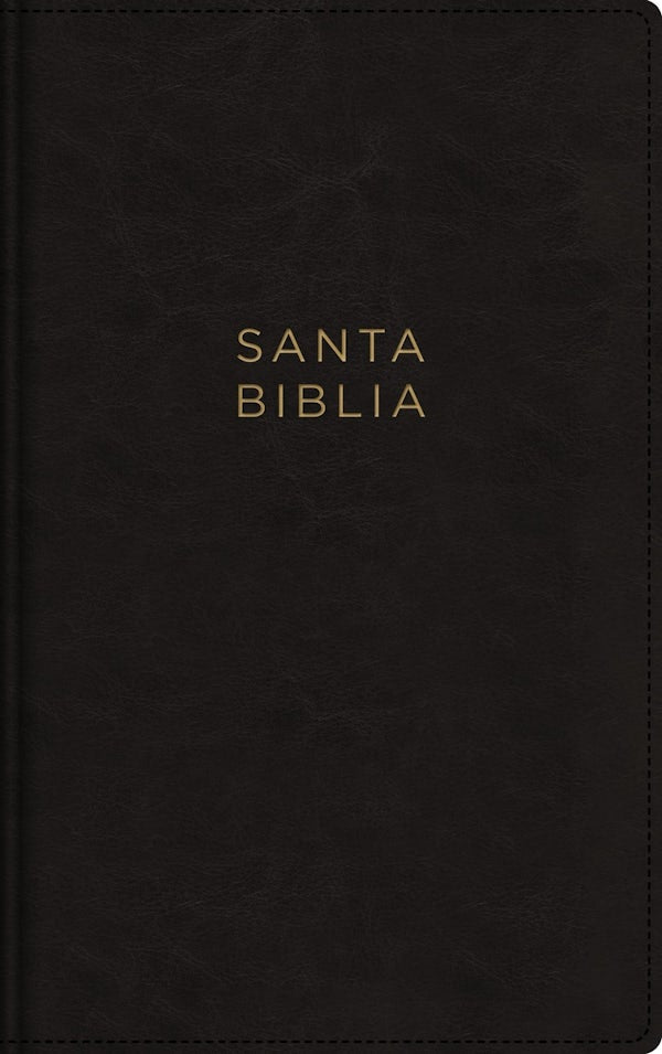 Cover image for Nbla, Santa Biblia, Ultrafina, Letra Grande, Leathersoft, Negro, Palabras de Jes�s En Rojo, Con Cierre, isbn: 9780829774245