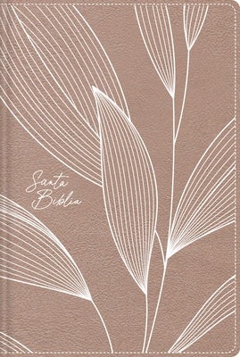 Cover image for Nbla, Santa Biblia, Edición Versificada, Tamaño Bolsillo, Leathersoft, Con Cierre, Oro Rosa, Palabras de Jesús En Rojo, Comfort Print, isbn: 9780829774368