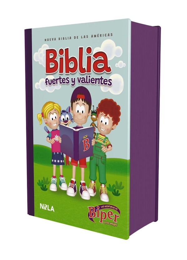 Cover image for Biblia Biper Y Sus Amigos, Fuertes Y Valientes (Nbla), Tapa Dura, Palabras de Jes�s En Rojo, Comfort Print, isbn: 9780829775860
