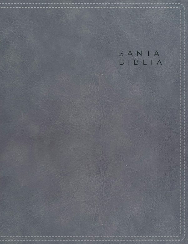 Cover image for Nbla, Santa Biblia, Edici�n Para Notas, Leathersoft, Gris Azulado, Palabras de Jes�s En Rojo, Comfort Print, isbn: 9780829776102