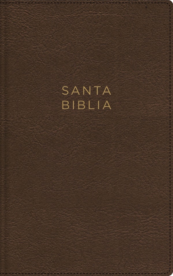 Cover image for Nbla, Santa Biblia, Ultrafina, Letra Gigante, Leathersoft, Caf�, Palabras de Jes�s En Rojo, isbn: 9780829776133