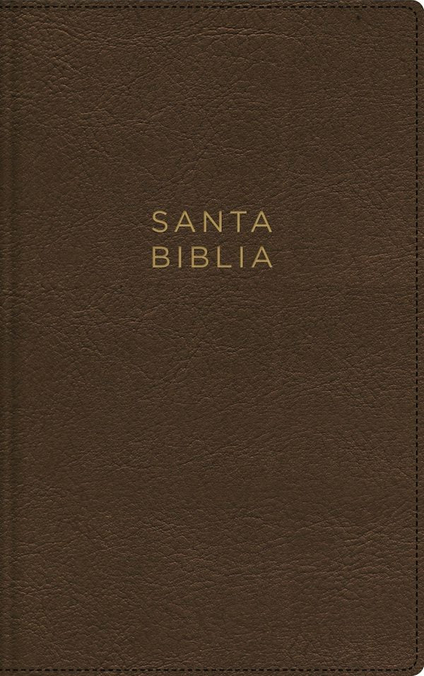 Cover image for Nbla, Santa Biblia, Ultrafina, Letra Gigante, Leathersoft, Caf�, Palabras de Jes�s En Rojo, isbn: 9780829776133