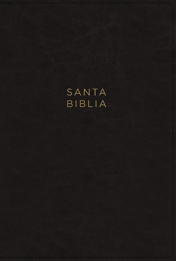Cover image for Nbla, Santa Biblia, Ultrafina, Letra Supergigante, Leathersoft, Negra, Palabras de Jes�s En Rojo, isbn: 9780829776201