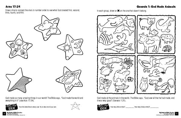 Cover image for Big Book of Bible Puzzles for Early Childhood, isbn: 9780830772353