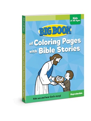 Cover image for Big Book of Coloring Pages with Bible Stories for Kids of All Ages, isbn: 9780830772360