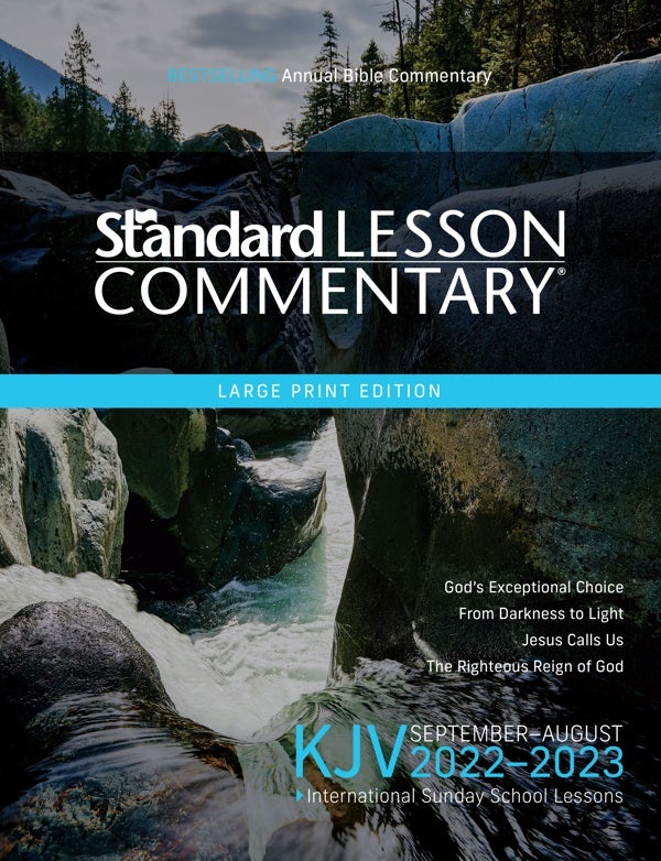 Cover image for KJV Standard Lesson Commentary(r) Large Print Edition 2022-2023, isbn: 9780830782192