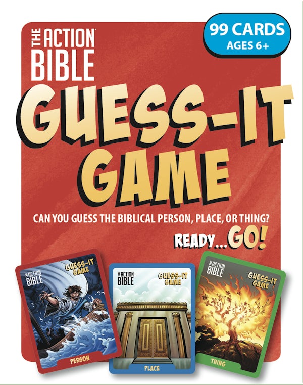 Cover image for The Action Bible Guess-It Game, isbn: 9780830786695